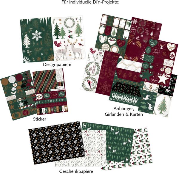 Produktbild: Designpapier-Kreativbuch Magic Winter