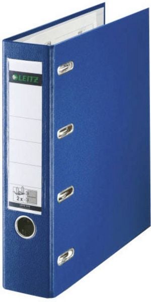 Produktbild: Doppelordner A4 Leitz Plastic blau