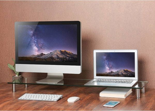 Produktbild: LogiLink Monitor-Erh&ouml;hung BP0060 1 Display(s) Transparent H&ouml;henverstellbar
