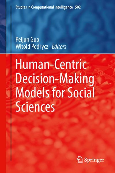 Produktbild: Human-Centric Decision-Making Models for Social Sciences