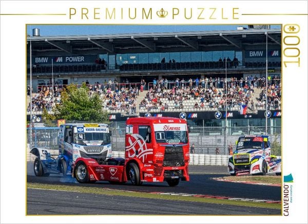 CALVENDO Puzzle Der Favorit setzt sich durch und gewinnt | 1000 Teile Lege-Größe 64x48cm Foto-Puzzle für glückliche Stunden