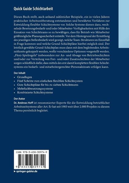 Produktbild: Quick Guide Schichtarbeit