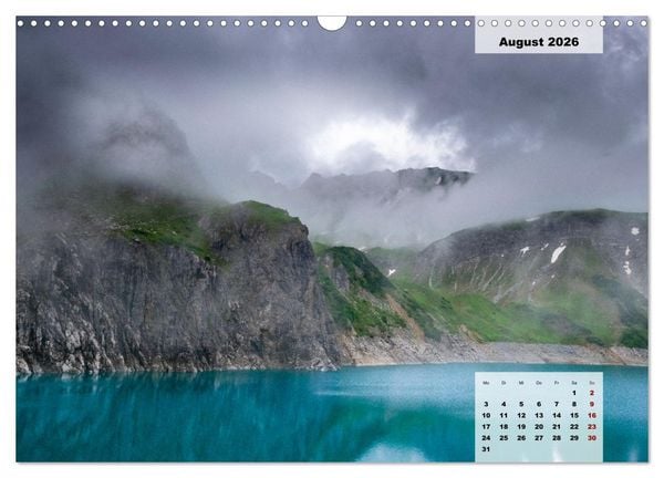Produktbild: L&uuml;nersee - die blaue Perle der Alpen (Wandkalender 2026 DIN A3 quer), CALVENDO Monatskalender