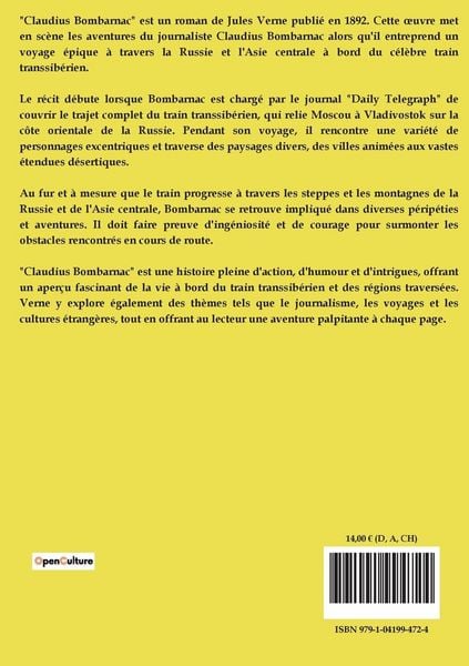 Produktbild: Claudius Bombarnac