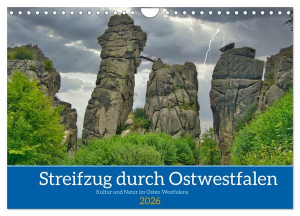 Produktbild: Streifzug durch Ostwestfalen (Wandkalender 2026 DIN A4 quer), CALVENDO Monatskalender