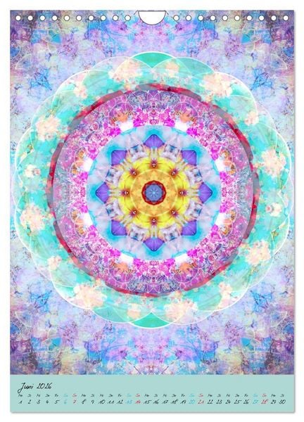 Produktbild: BLUMEN MANDALAS (Wandkalender 2026 DIN A4 hoch), CALVENDO Monatskalender