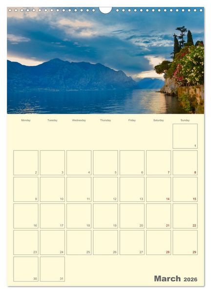 Produktbild: Romantic Northern Italy (Wall Calendar 2026 DIN A3 portrait), CALVENDO 12 Month Wall Calendar