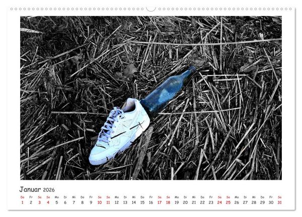 Produktbild: Gestrandet -Treibgut- (hochwertiger Premium Wandkalender 2026 DIN A2 quer), Kunstdruck in Hochglanz