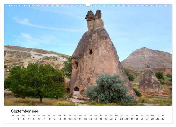 Produktbild: Kappadokien - Das M&auml;rchenland der T&uuml;rkei (hochwertiger Premium Wandkalender 2026 DIN A2 quer), Kunstdruck in Hochglanz
