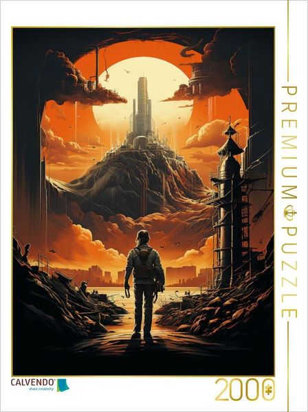 CALVENDO Puzzle Wer zuletzt kommt - historisches Filmplakat zu einem Film, der nie gedreht wurde | 2000 Teile Lege-Größe 90x67cm Foto-Puzzle für glück