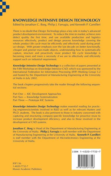 Produktbild: Knowledge Intensive Design Technology