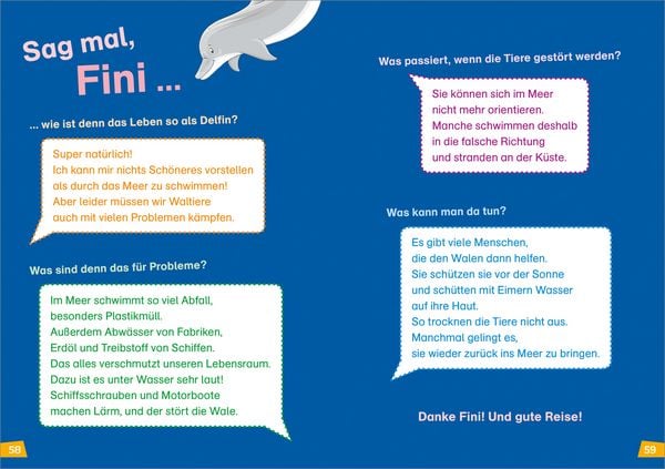 Produktbild: WAS IST WAS Erstes Lesen Doppelband 4. Wale und Delfine/Haie