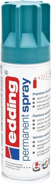 Produktbild: 5200 Permanent Spray, petrol matt, 200ml Premium Acryllack