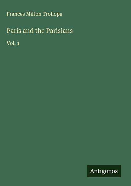 Produktbild: Paris and the Parisians