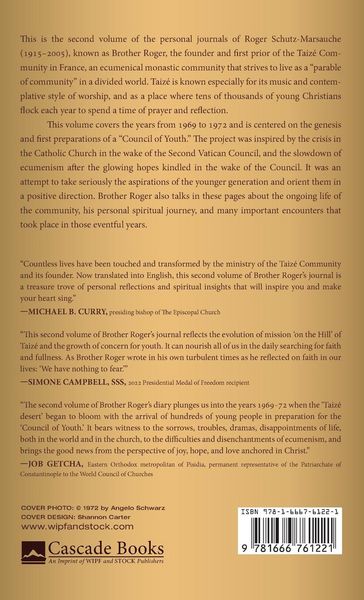 Produktbild: Journals of Brother Roger of Taiz&eacute;, Volume 2