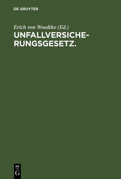 Produktbild: Unfallversicherungsgesetz.