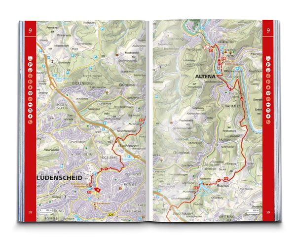 Produktbild: KOMPASS Wanderführer Sauerland mit Rothaarsteig, 50 Touren mit Extra-Tourenkarte