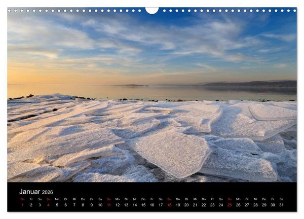 Produktbild: Bodensee - Uferlandschaften im sch&ouml;nsten Licht 2026 (Wandkalender 2026 DIN A3 quer), CALVENDO Monatskalender