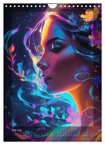 Produktbild: &Eacute;l&eacute;gance Lumineuse (Calendrier mural 2026 DIN A4 horizontal), CALVENDO calendrier mensuel