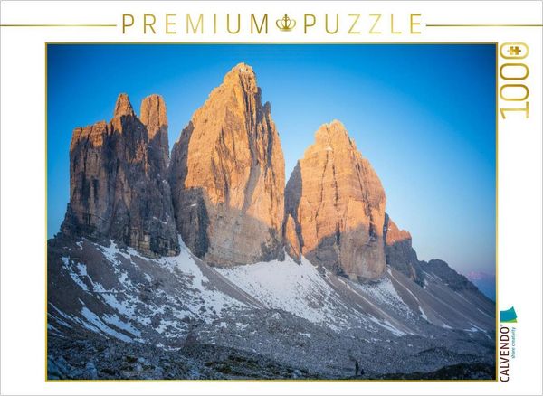 CALVENDO Puzzle Sonnenaufgang an den Drei Zinnen | 1000 Teile Lege-Größe 64x48cm Foto-Puzzle für glückliche Stunden