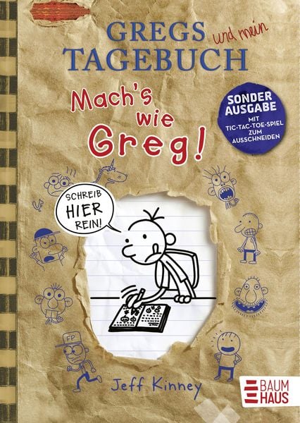 Gregs Tagebuch - Mach's wie Greg!, Taschenbuch von Jeff Kinney, Baumhaus, 9783833908927
