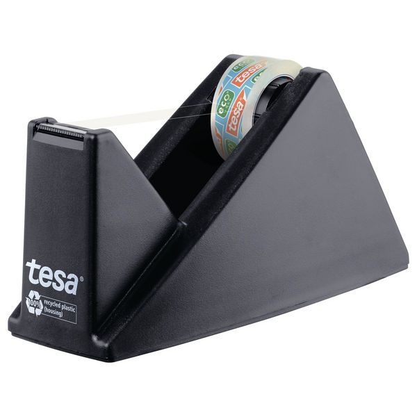 Produktbild: TESA&reg; Tischabroller eco&clear, schwarz