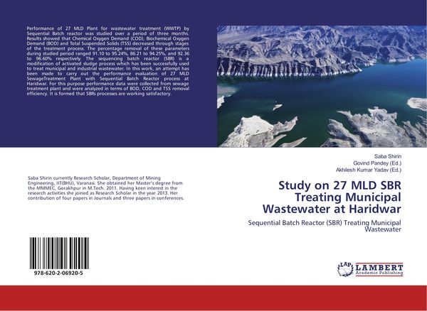 Produktbild: Study on 27 MLD SBR Treating Municipal Wastewater at Haridwar