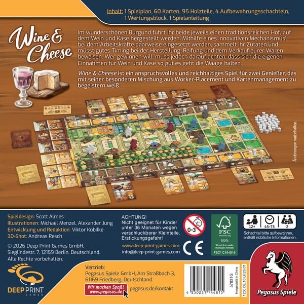 Produktbild: Wine & Cheese (Deep Print Games)