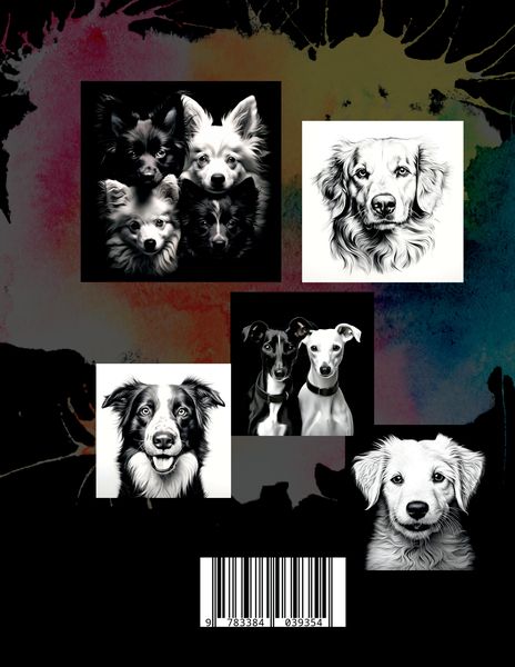 Produktbild: Malbuch Hunde &bdquo;Fotorealistisch&ldquo;.