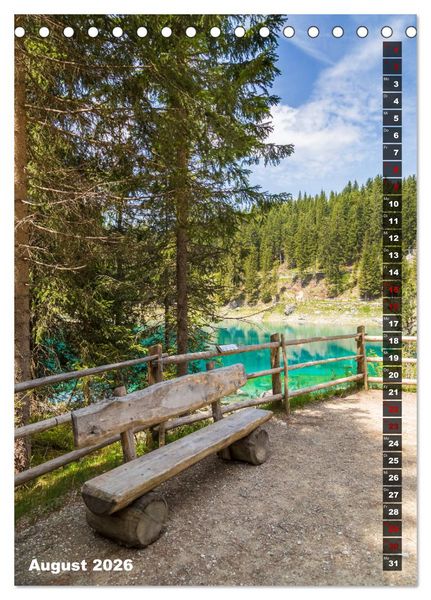 Produktbild: S&Uuml;DTIROL Idylle und historische Bauten (Tischkalender 2026 DIN A5 hoch), CALVENDO Monatskalender
