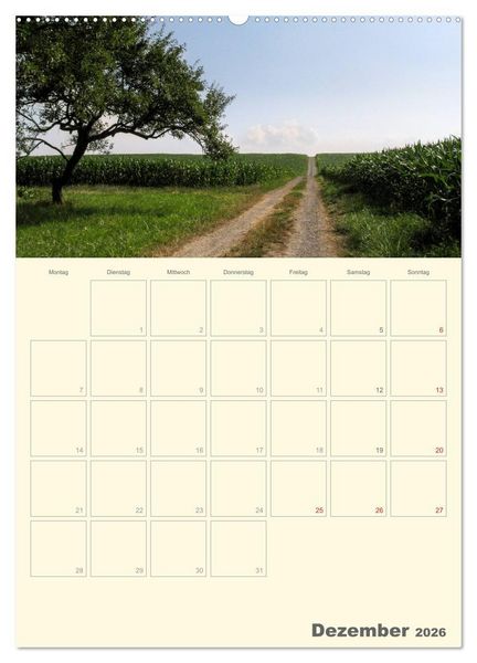 Produktbild: Unterwegs im Elsass &ndash; Terminplaner (Wandkalender 2026 DIN A2 hoch), CALVENDO Monatskalender