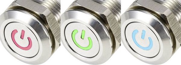 Produktbild: TRU COMPONENTS TC-9219008 Drucktaster 48 V/AC 2A 1 x Aus/(Ein) tastend RGB IP67 1St.
