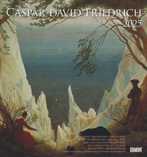 Caspar David Friedrich 2025 - Kunst-Kalender - Wand-Kalender