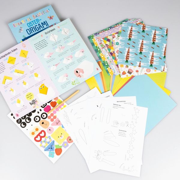 Produktbild: Bastelset f&uuml;r Kinder: Kreatives Bastelset: Oster-Origami