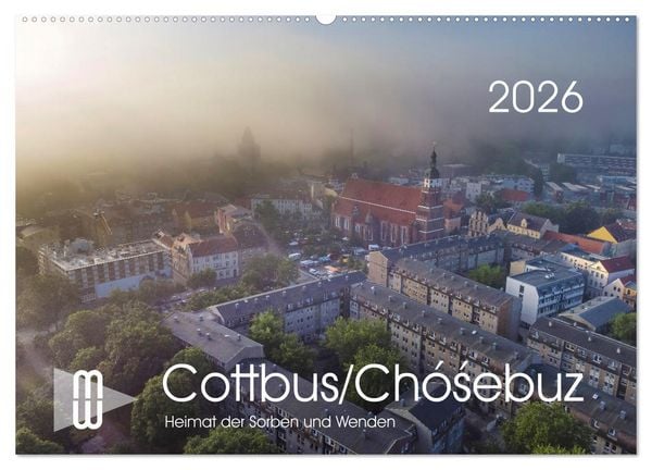 Produktbild: Cottbus/Ch&oacute;sebuz (Wandkalender 2026 DIN A2 quer), CALVENDO Monatskalender