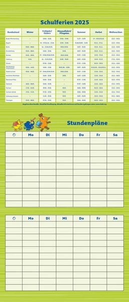 'DUMONT - Die Maus 2025 Mega-Familienplaner, 30x70cm, Kalender mit 6 