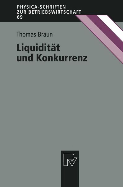 Produktbild: Liquidit&auml;t und Konkurrenz