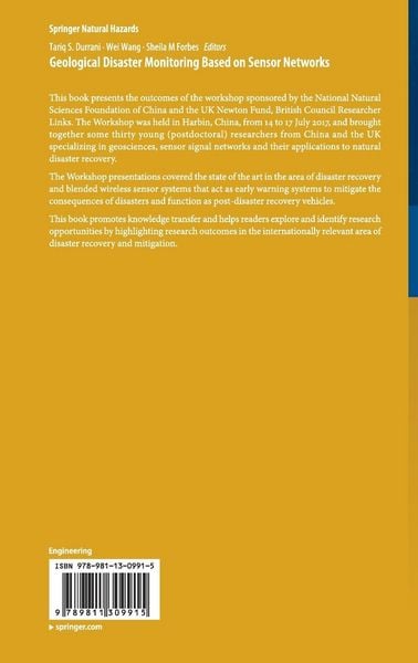 Produktbild: Geological Disaster Monitoring Based on Sensor Networks