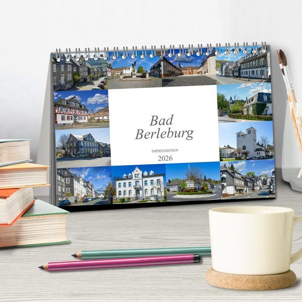 Produktbild: Bad Berleburg Impressionen (Tischkalender 2026 DIN A5 quer), CALVENDO Monatskalender