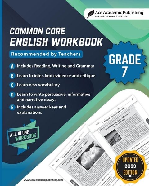 Produktbild: Common Core English Workbook