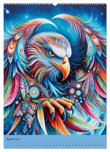 Produktbild: Tierische Fantasien (Wandkalender 2026 DIN A2 hoch), CALVENDO Monatskalender