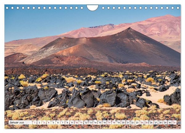 Produktbild: VULKANE: Atemberaubende Vulkanlandschaften S&uuml;damerikas (Wandkalender 2026 DIN A4 quer), CALVENDO Monatskalender