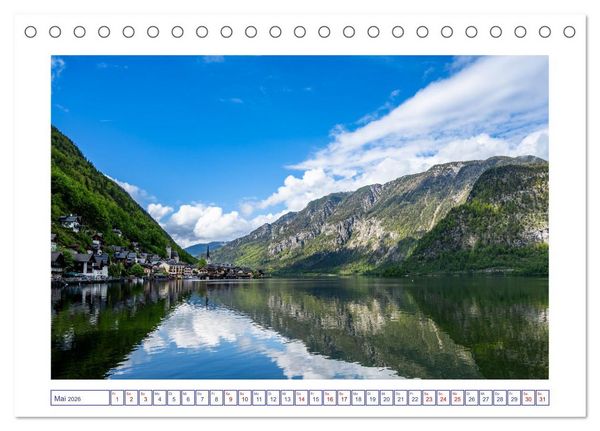 Produktbild: Traumziel Hallstatt in &Ouml;sterreich (Tischkalender 2026 DIN A5 quer), CALVENDO Monatskalender