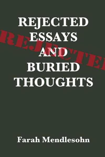 Produktbild: Rejected Essays and Buried Thoughts