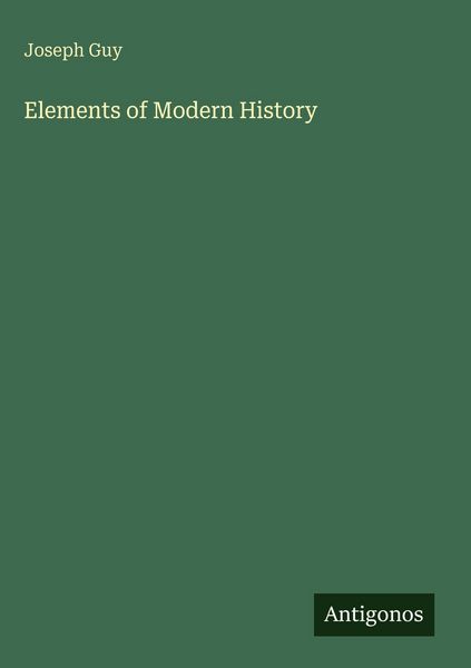 Produktbild: Elements of Modern History
