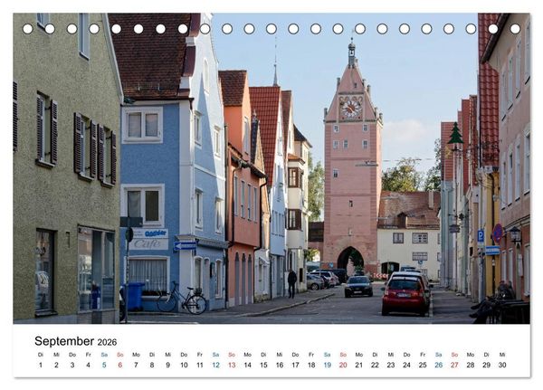 Produktbild: Memmingen - Ansichtssache (Tischkalender 2026 DIN A5 quer), CALVENDO Monatskalender