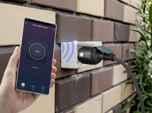 Produktbild: Sygonix RS-101 SY-6805682 Wi-Fi Steckdose Au&szlig;enbereich 2300W