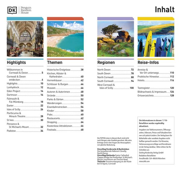 Produktbild: TOP10 Reisef&uuml;hrer Cornwall & Devon
