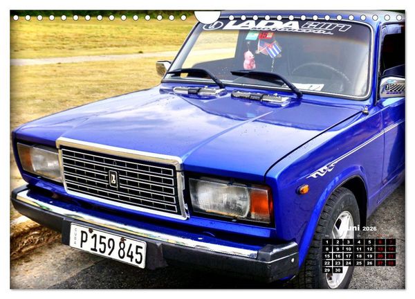Produktbild: LADA-2107 - Die Auto-Ikone der UdSSR (Wandkalender 2026 DIN A4 quer), CALVENDO Monatskalender