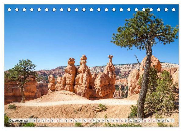 Produktbild: ARIZONA UND UTAH Ein einzigartiges Erlebnis (Tischkalender 2026 DIN A5 quer), CALVENDO Monatskalender